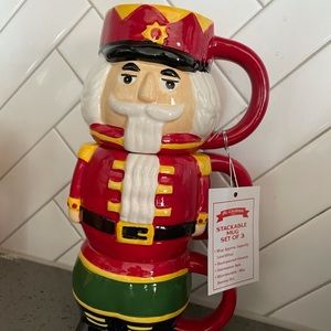 MR christmas Nutcracker stackable mugs  (3)